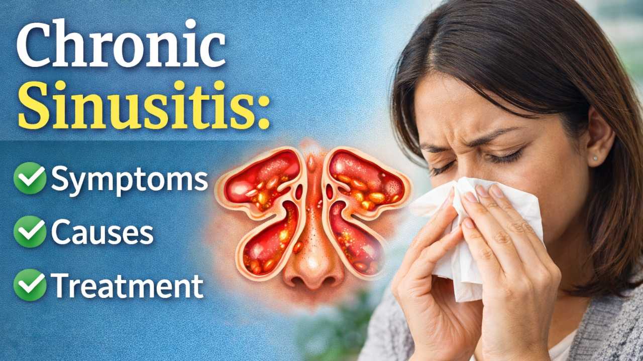 Chronic Sinusitis: Symptoms, Causes & Treatment